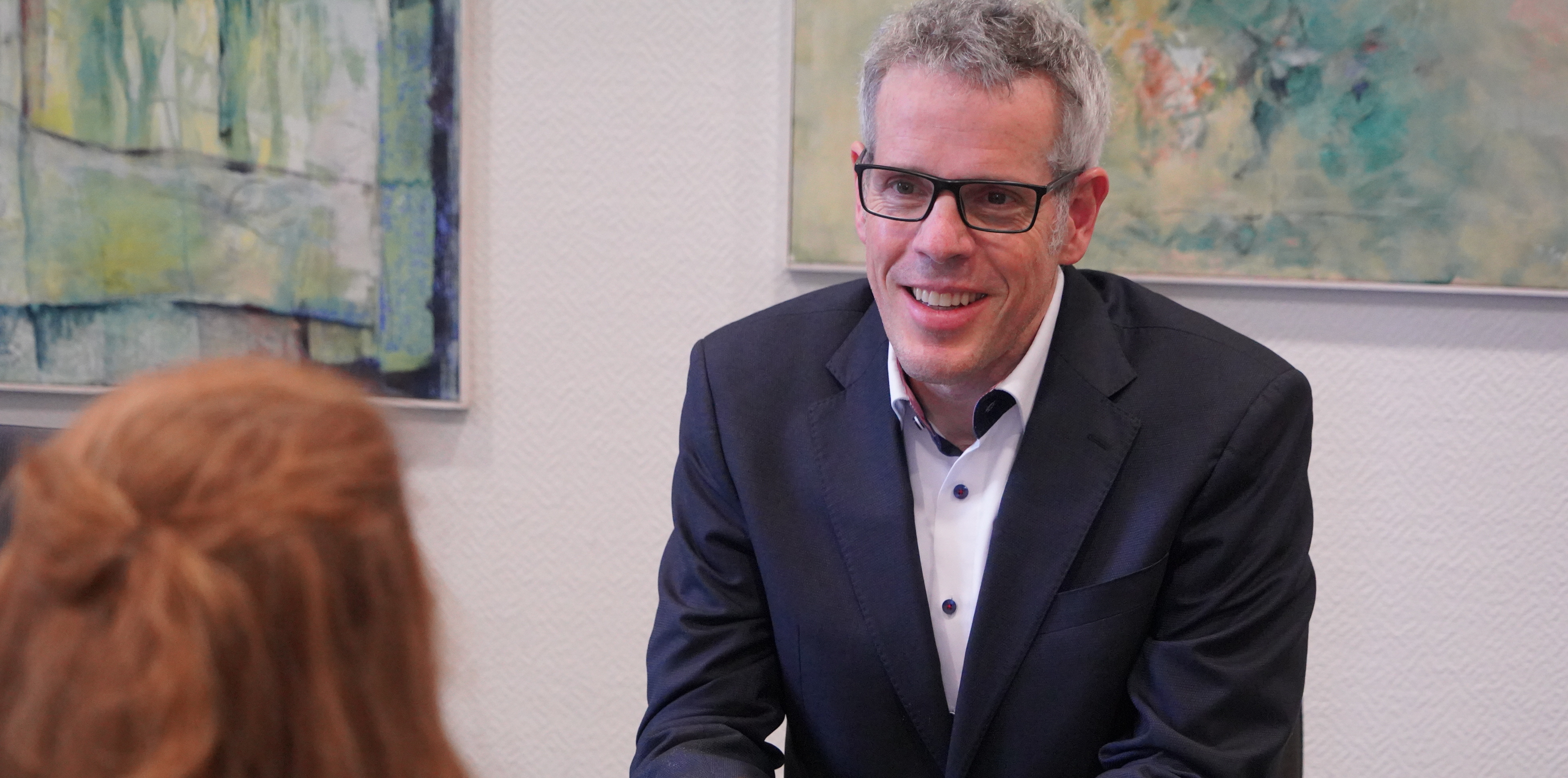 Christian Engelhardt im persönlichen Gespräch